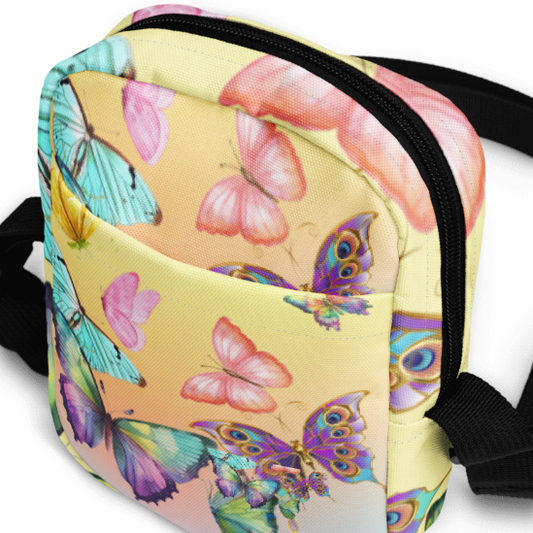 Butterfly Garden Drenched In Sunshine Shoulder Bag