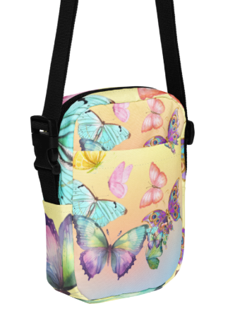 Butterfly Garden Drenched In Sunshine Shoulder Bag