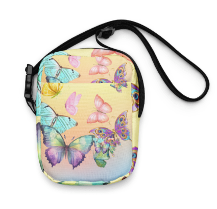 Butterfly Garden Drenched In Sunshine Shoulder Bag