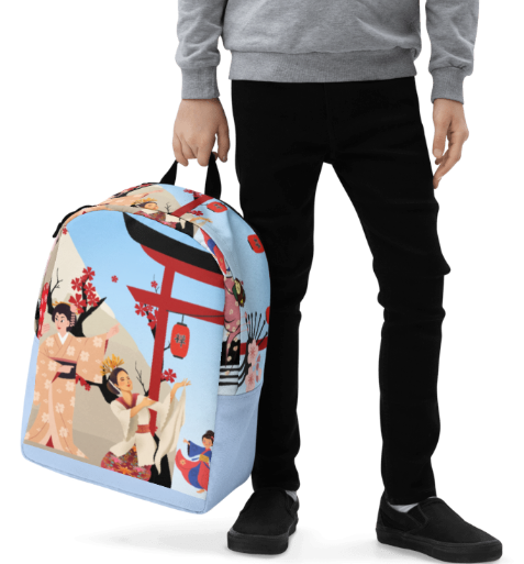 Kimonos and Cherry Blossoms Backpack