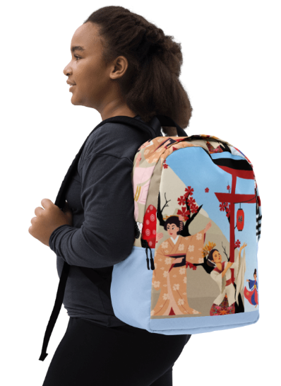 Kimonos and Cherry Blossoms Backpack