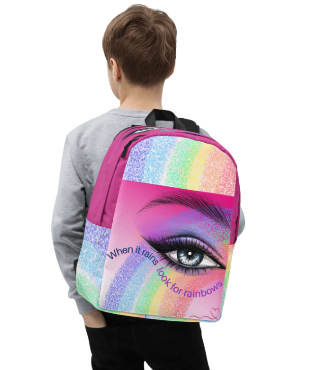 Rainbow Eye Backpack | When It Rains, Look for Rainbows