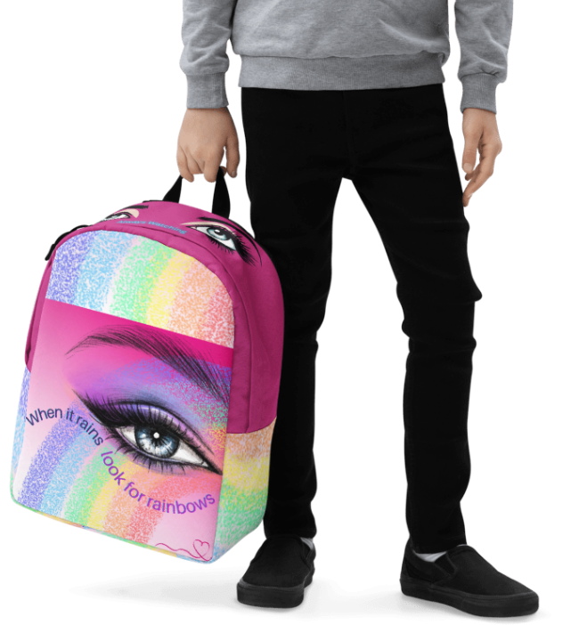 Rainbow Eye Backpack | When It Rains, Look for Rainbows