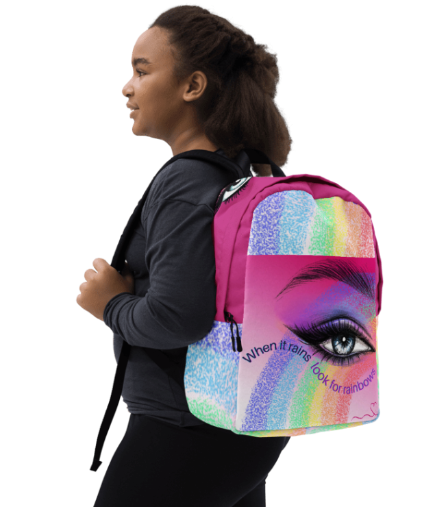 Rainbow Eye Backpack | When It Rains, Look for Rainbows