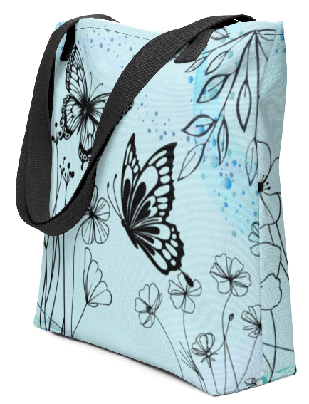 Sketchbook Flutter Beach Tote