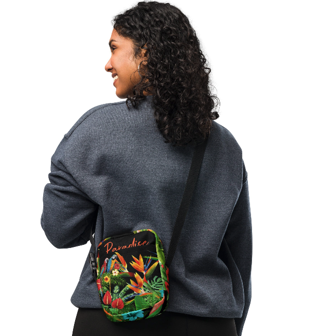 Paradise with a Touch of Hibiscus Utility Pouch